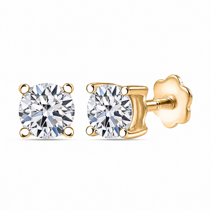 VermeilSpark | Lab-grown diamant oorknop