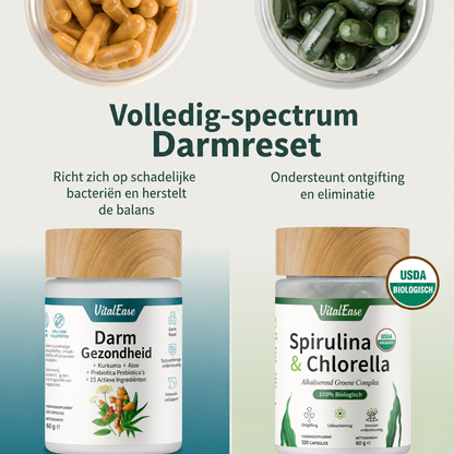 VitalEase | Ondersteunt een gezonde spijsvertering en vermindert een opgeblazen gevoel