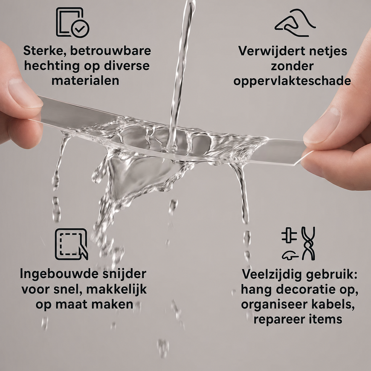NanoGrip | Herbruikbare montagetape