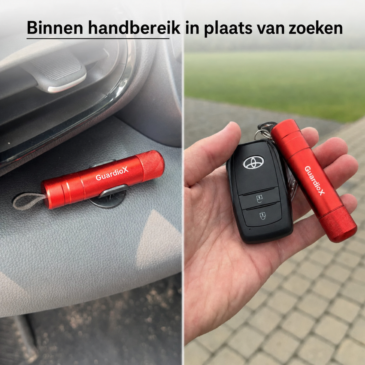 GuardioX | Noodhamer met veermechanisme