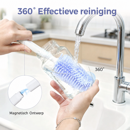 CleanMag | Magnetische flessenborstelset