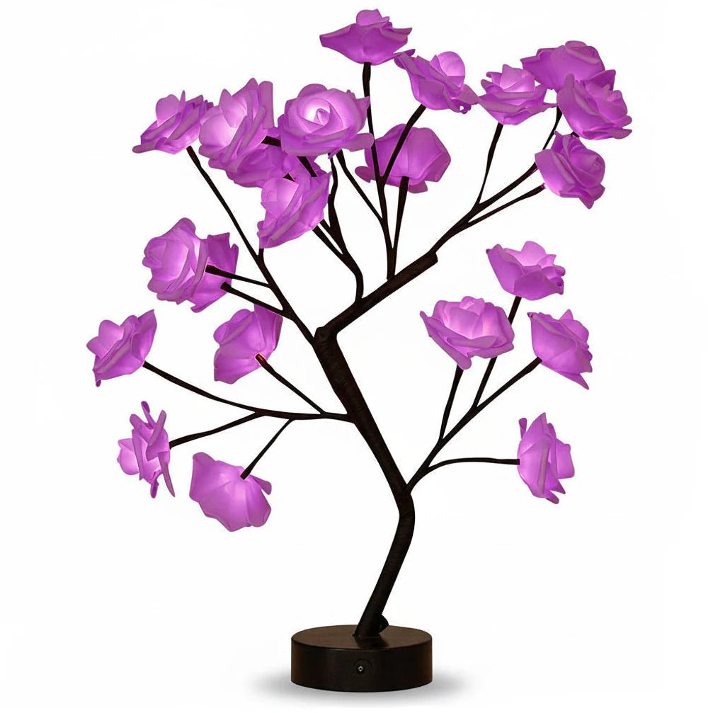 GlowAura | Lamp met verlichte rozen