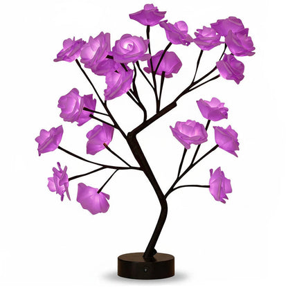 GlowAura | Lamp met verlichte rozen
