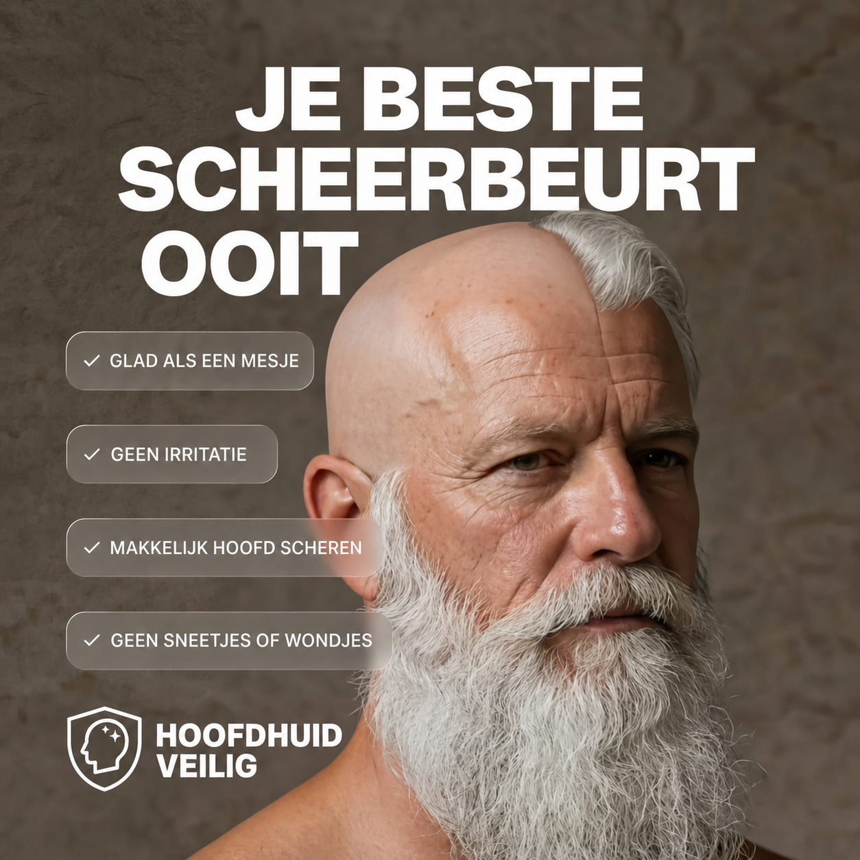 GlideShave | Comfortabel glad scheren van het hoofd zonder irritatie
