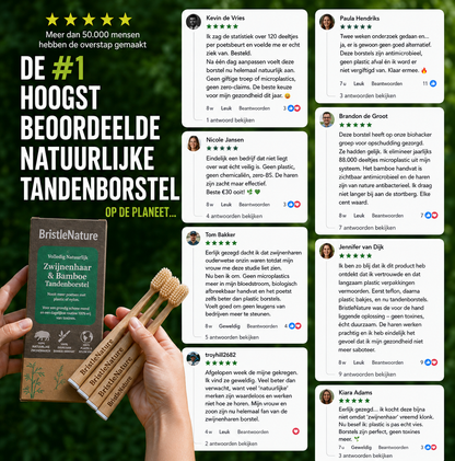 BristleNature | Zwijnenhaar tandenborstel