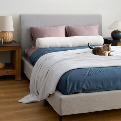 FURRFREE Breeze-dekbed – Huisdierhaar-afstotend voor gezinnen met honden of katten