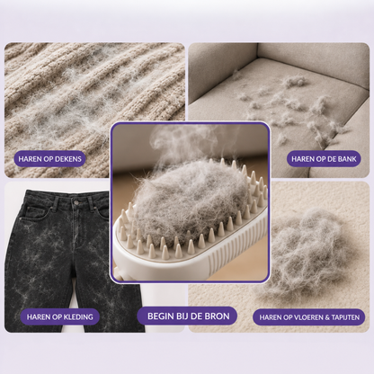 SteamGroom | Stoomborstel voor katten