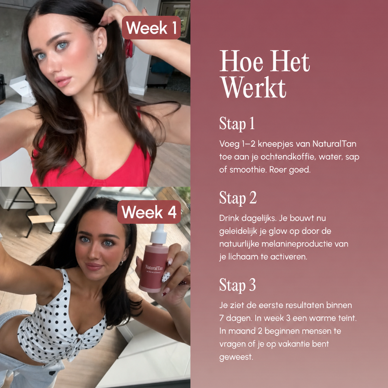 NaturalTan | Geeft je huid een natuurlijke zongebruinde teint