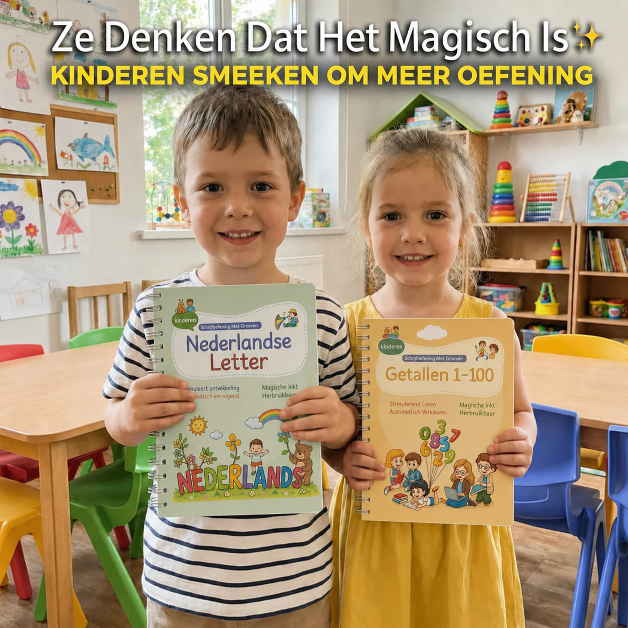 WritePro | Oefenschrift met groeven