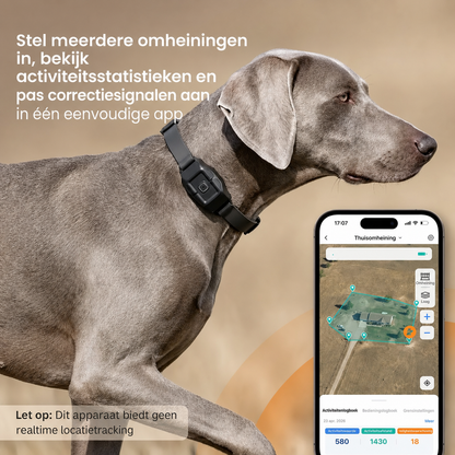 SafeRoam | Draadloze GPS-hondenomheining