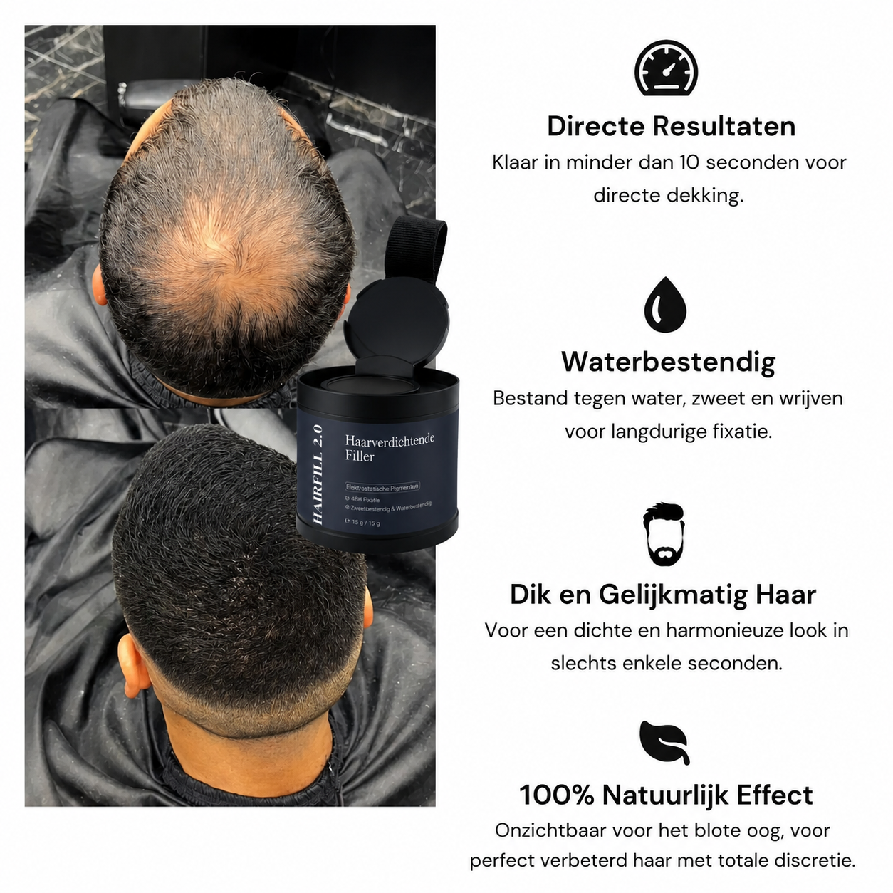 HAIRFILL 2.0 | Originele Haarvezel-poeder