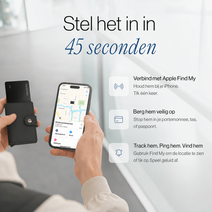 CardTrack | Vind snel verloren sleutels en portemonnees terug