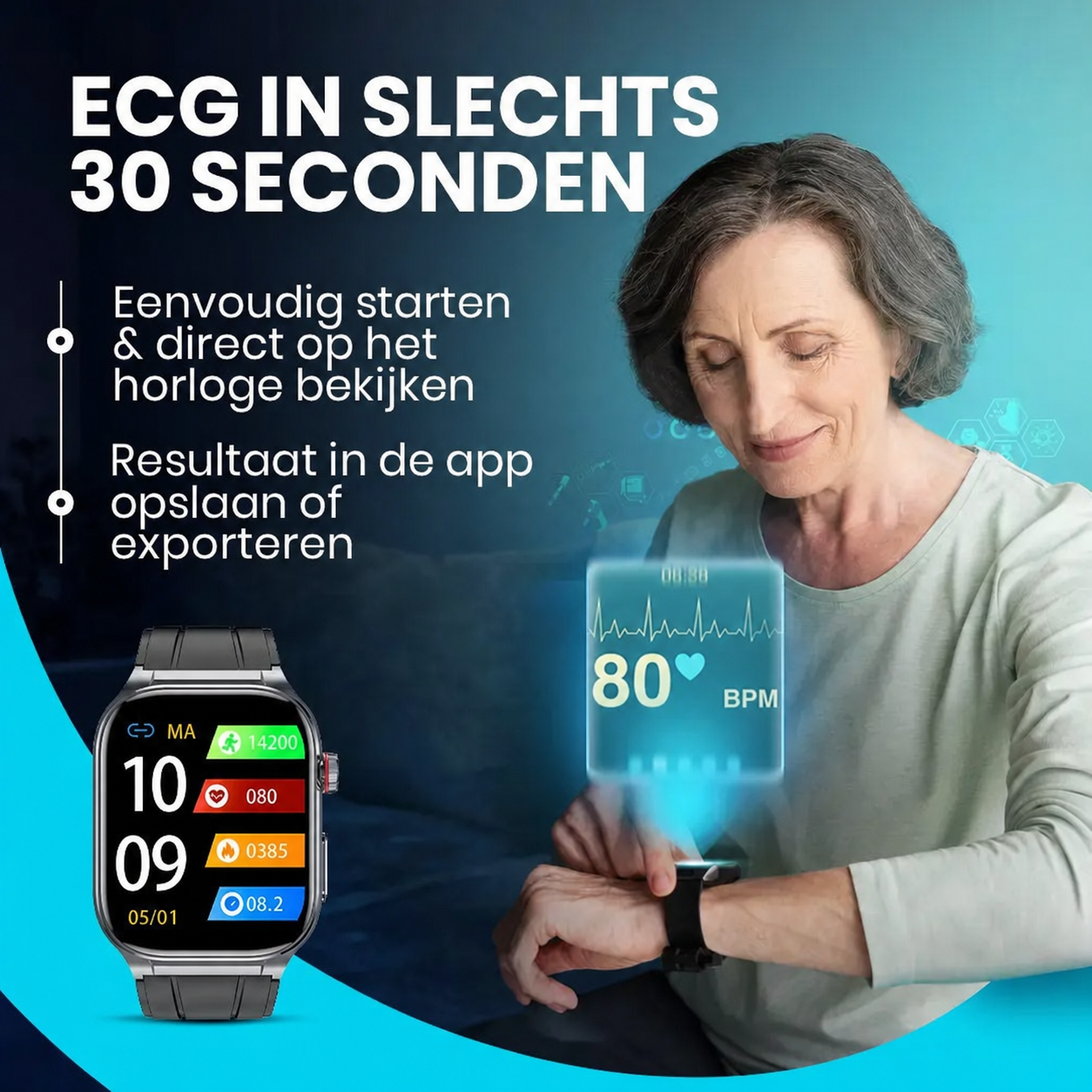 Vigilo | ECG-gezondheidshorloge