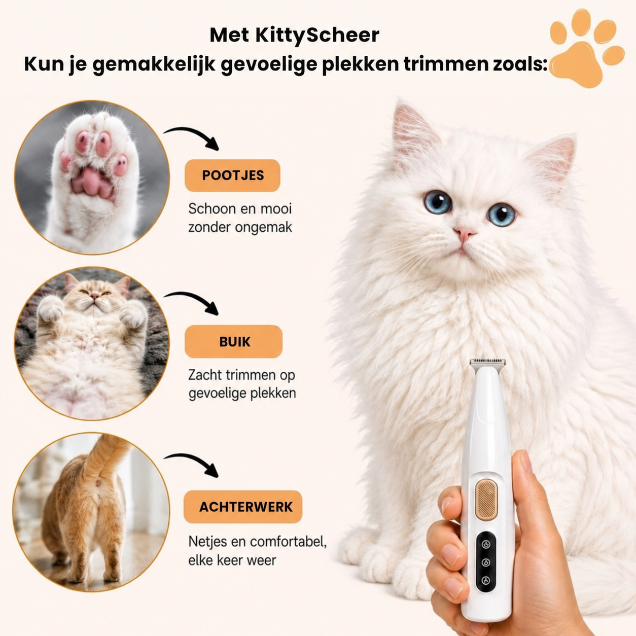 KittyScheer | Fluisterstille tondeuse