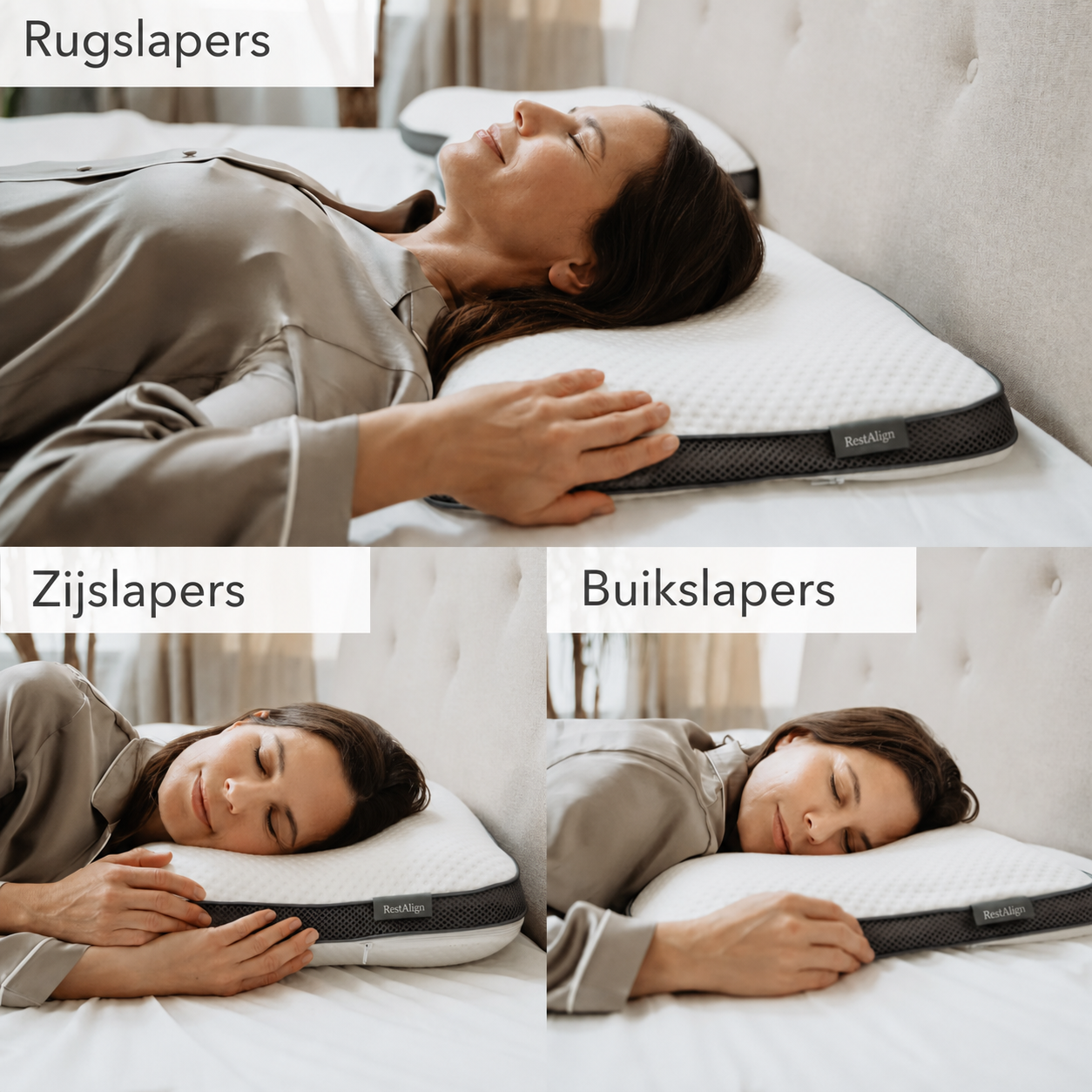 RestAlign | Kussen voor meerdere slaapposities