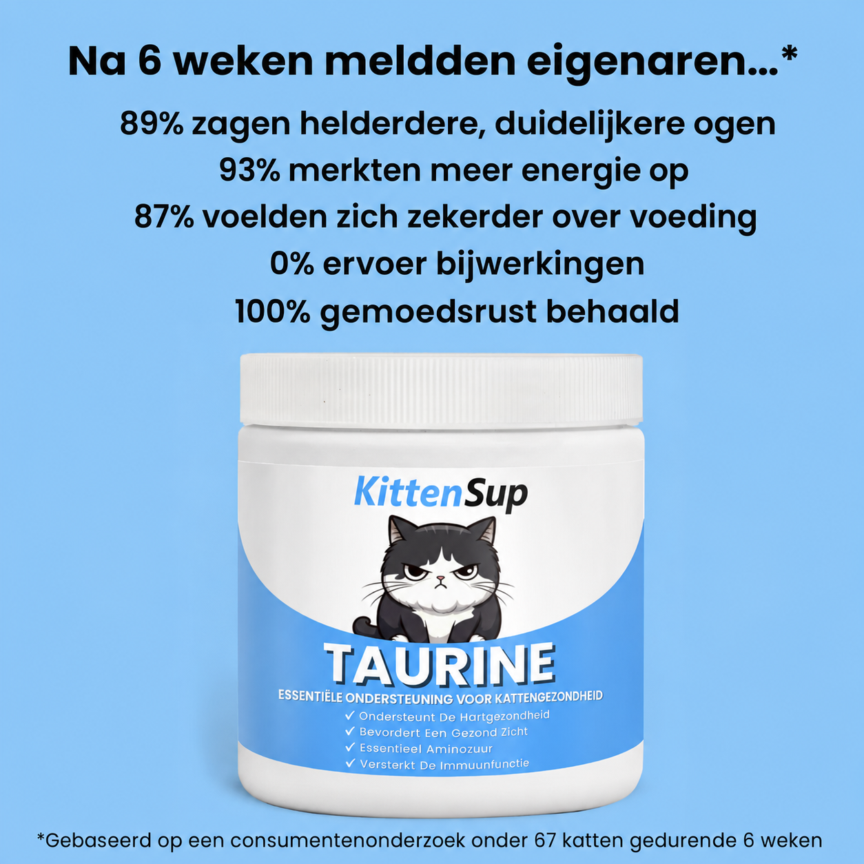 KittenSup | Taurinepoeder Supplement voor Katten