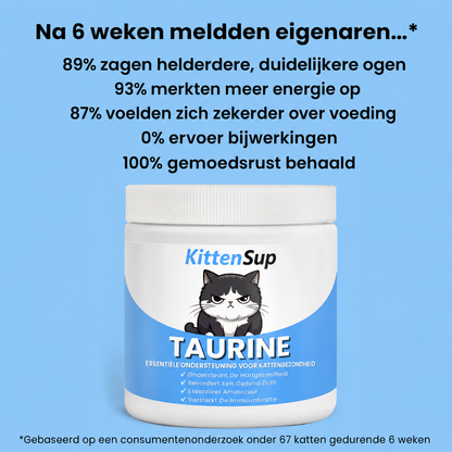 KittenSup | Taurinepoeder Supplement voor Katten