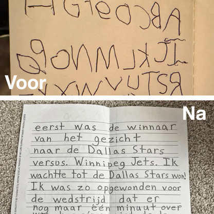 WritePro | Oefenschrift met groeven