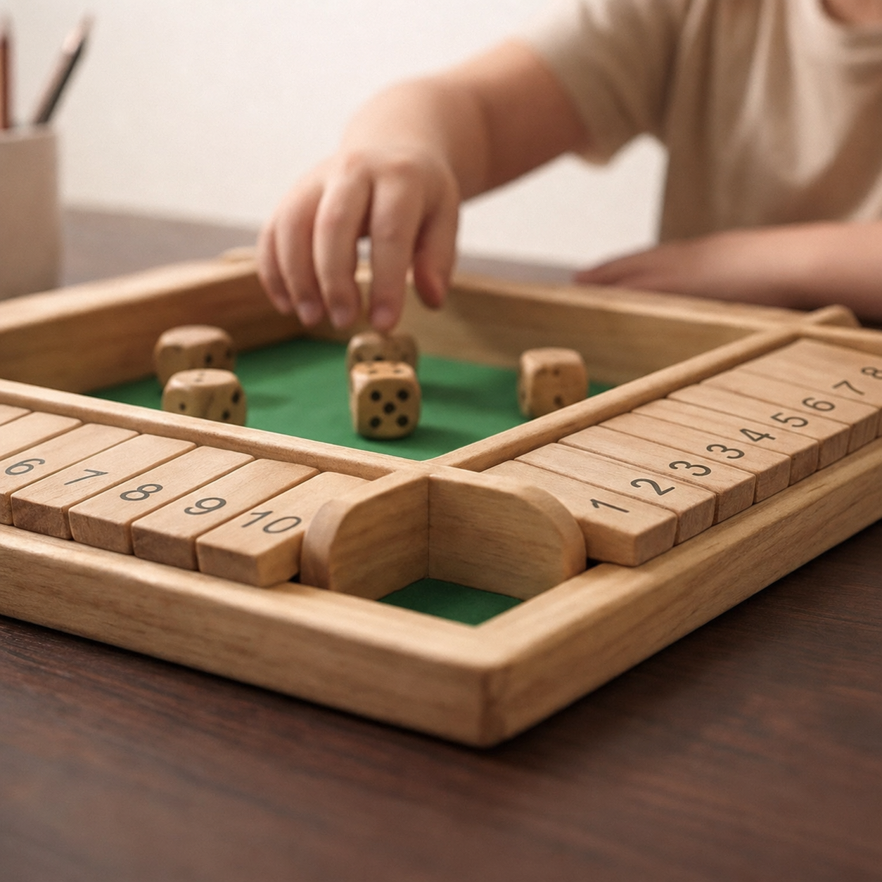 DiceLogic | Houten rekenspel