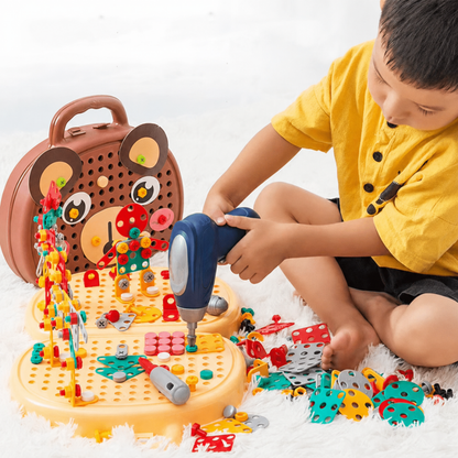 Bouwset | Montessori bouwset met kinderboor