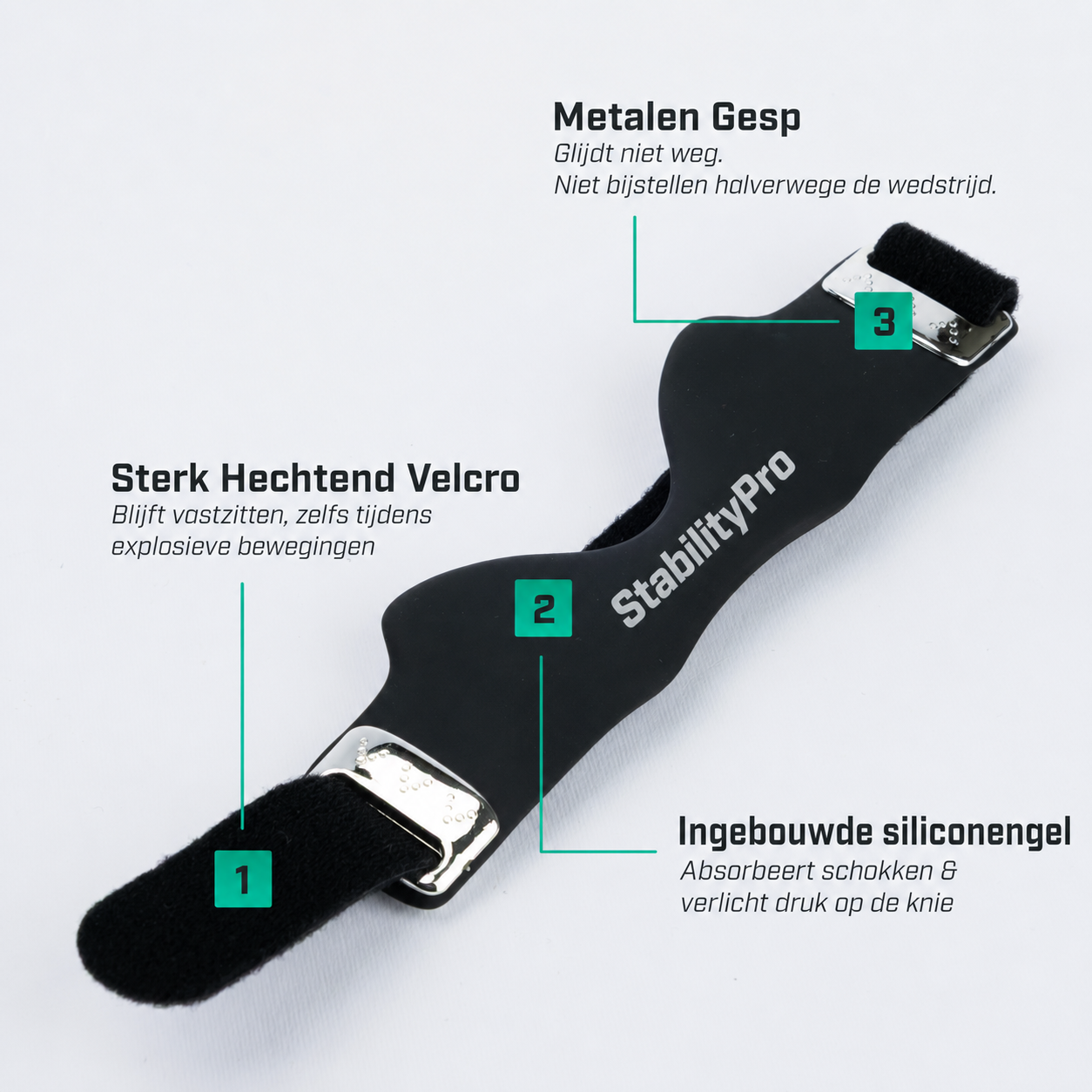 StabilityPro | Siliconen knieband