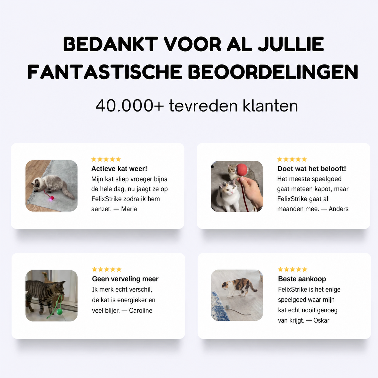 FelixStrike | Zelfstartend kattenspeeltje