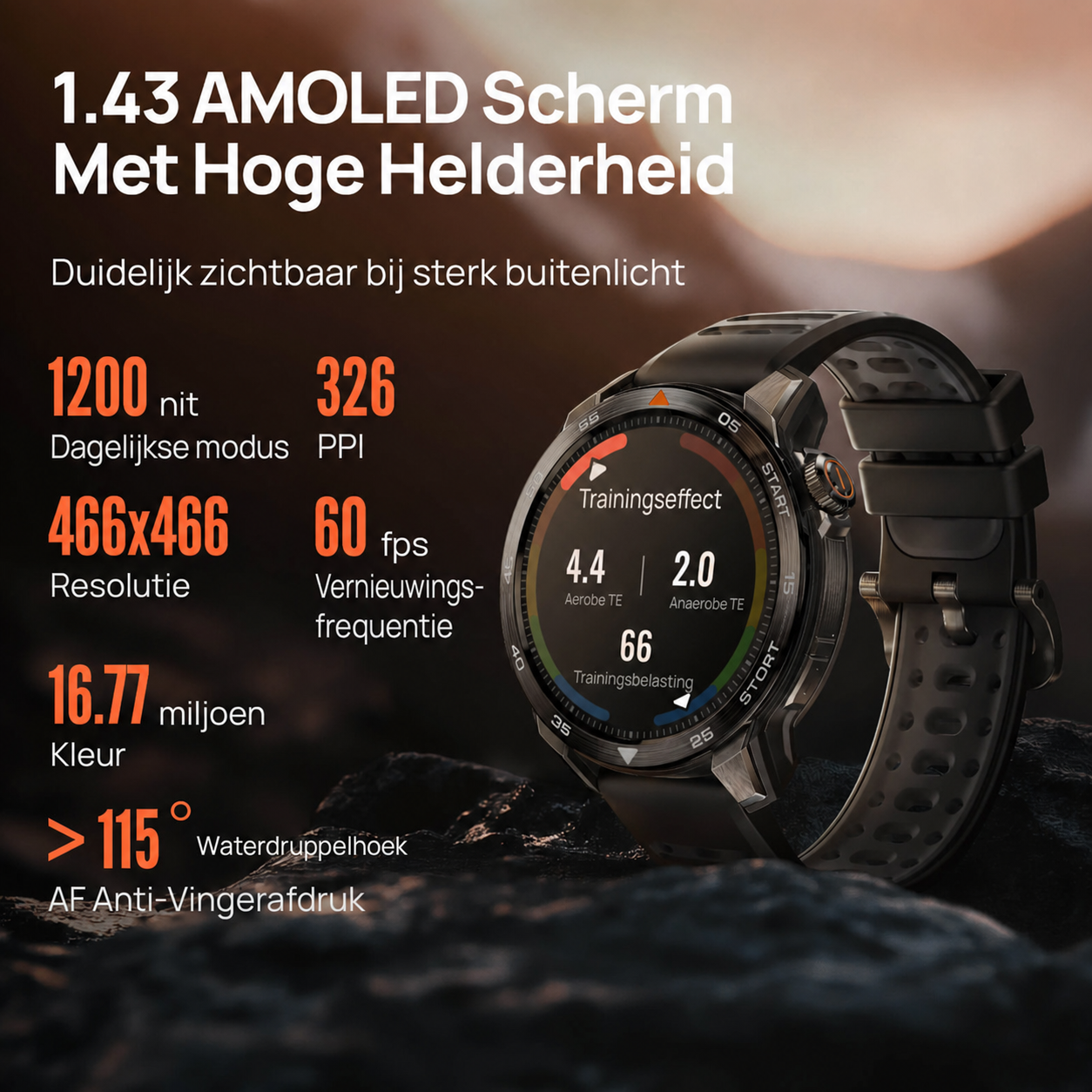 CourtPulse | Padel-smartwatch met zesassige sensor