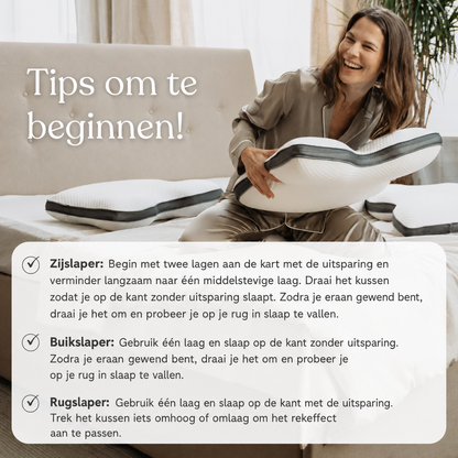 RestAlign | Kussen voor meerdere slaapposities