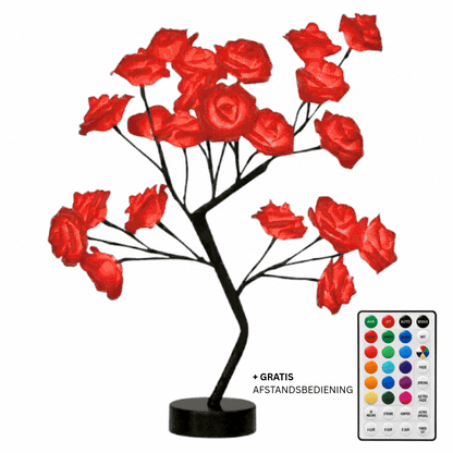 GlowAura | Lamp met verlichte rozen