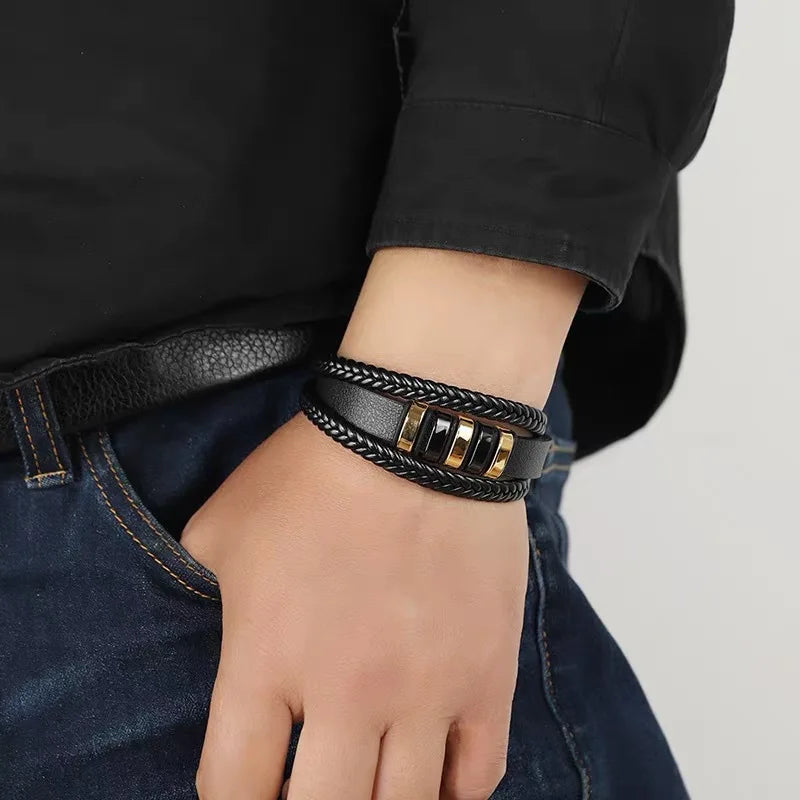 BondMate | Gevlochten armbandenset