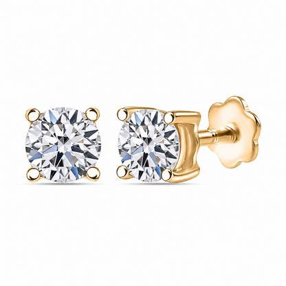 VermeilSpark | Lab-grown diamant oorknop