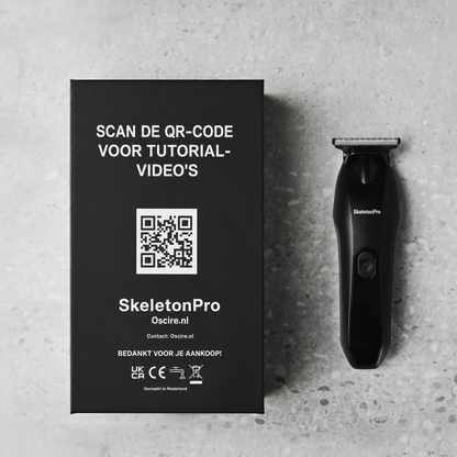 SkeletonPro | Baardtrimmer met 6 opzetkammen