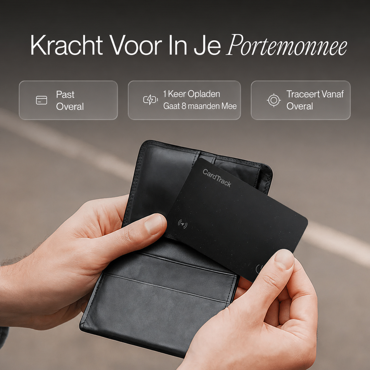 CardTrack | Vind snel verloren sleutels en portemonnees terug