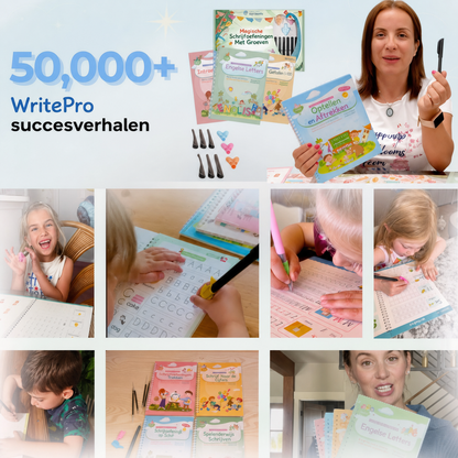 WritePro | Oefenschrift met groeven