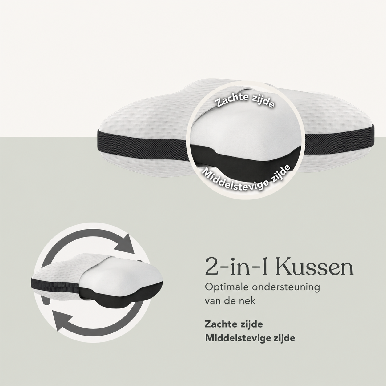 RestAlign | Kussen voor meerdere slaapposities