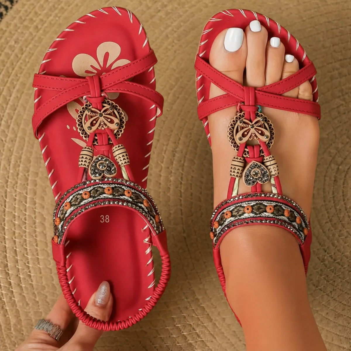 Nada – Orthopedische sandalen in Ibiza-stijl voor comfort en elegantie