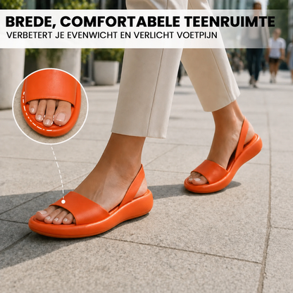 FlexiStep | Voorgevormd voetbed-sandaal