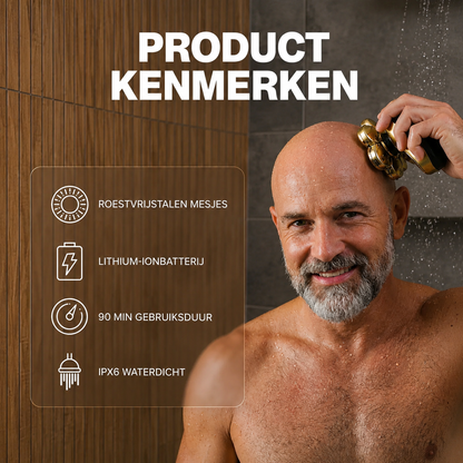 GlideShave | Comfortabel glad scheren van het hoofd zonder irritatie