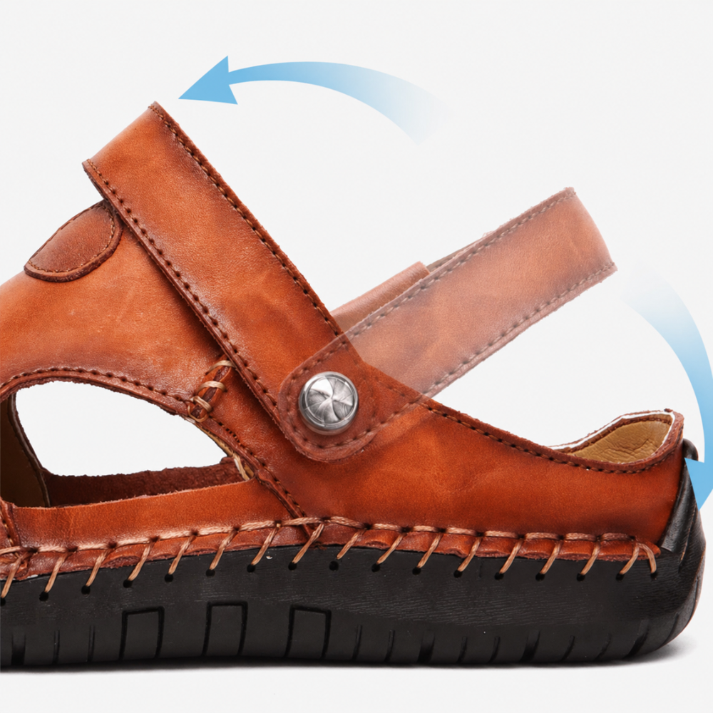 SoftStride | Handgemaakte leren sandaal