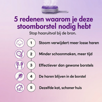 SteamGroom | Stoomborstel voor katten