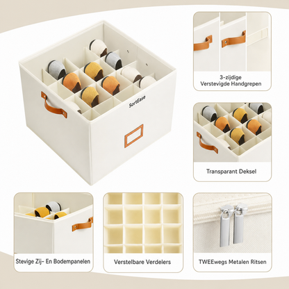 SortEase | Schoenenbox met kijkvenster