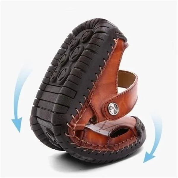 SoftStride | Handgemaakte leren sandaal