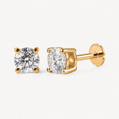 VermeilSpark | Lab-grown diamant oorknop