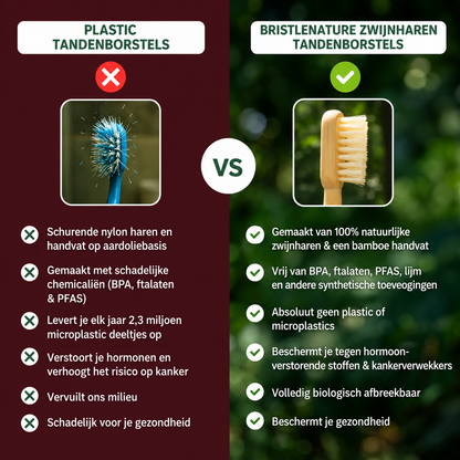 BristleNature | Zwijnenhaar tandenborstel