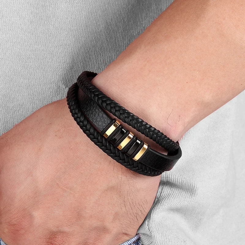 BondMate | Gevlochten armbandenset