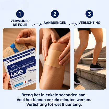 Japanse Pijnverlichting Patch | Transdermale kruidenpleister