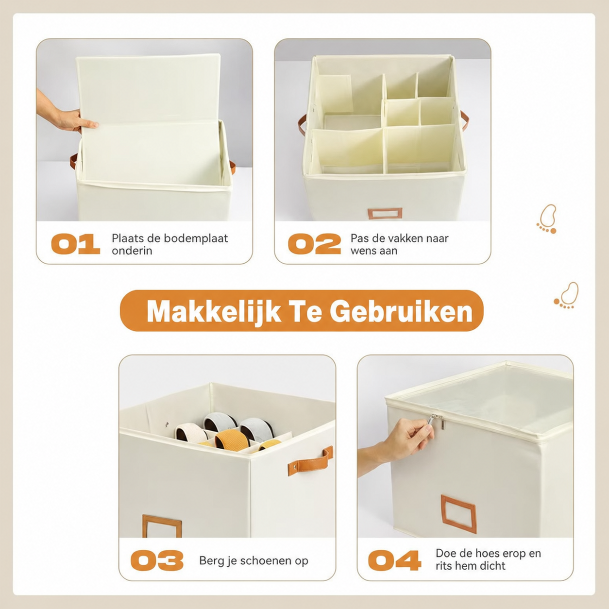SortEase | Schoenenbox met kijkvenster