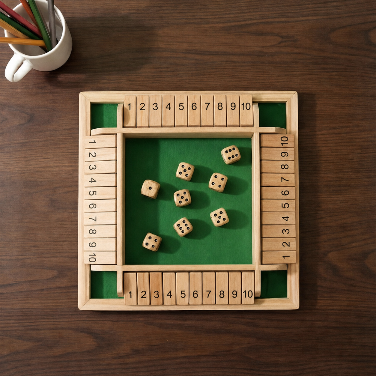 DiceLogic | Houten rekenspel