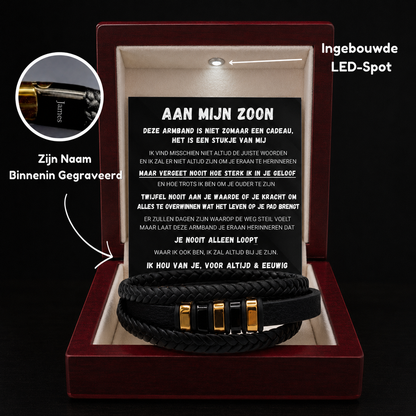 Mahoniehouten kistje met ledverlichting