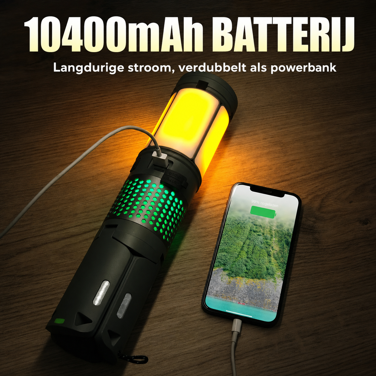GlowLite | Uitschuifbare campinglamp